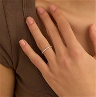 Anello Stroili Oro Donna in Oro bianco Cubic Zirconia 1410411 - 1410411